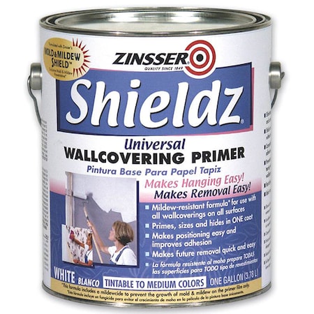 Zinsser 1 Gal White Shieldz Universal Wallcovering Primer Sealer 02501